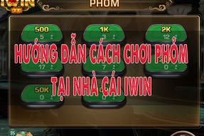 Hướng dẫn cách chơi bài Phỏm tại iWin chi tiết từ A đến Z: Chơi là thắng!