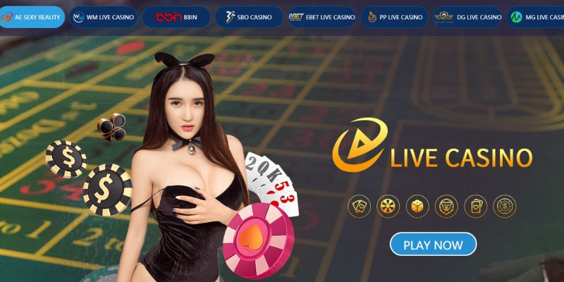 Chơi Casino online với Dealer sexy và xinh đẹp